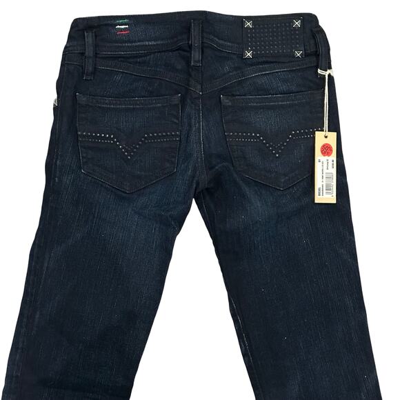 Diesel Matic Stretch Dark Wash 008KX Stretch Skinny Jeans Size 24 x 32 NWT $230 - Picture 4 of 10